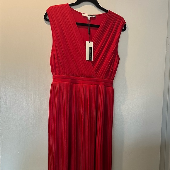 Anthropologie Dress Tracy Reese Pleated Midi Dress - Picture 5 of 9